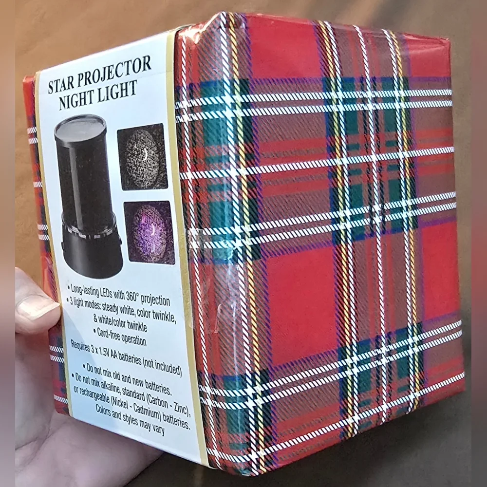 Star Projector Night Light with 3 Light Modes